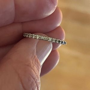 Berricle silver band with CZ
